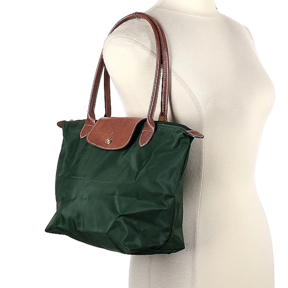 Longchamp Le Pliage Tote Green